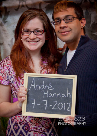 Congrats 2012 couple Andre and Hannah! www.studio623photography.com